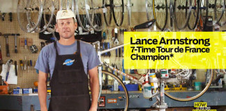 How to change a flat tyre with Lance Armstrong