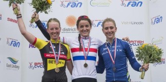 Lizzie Armitstead wins third british road title