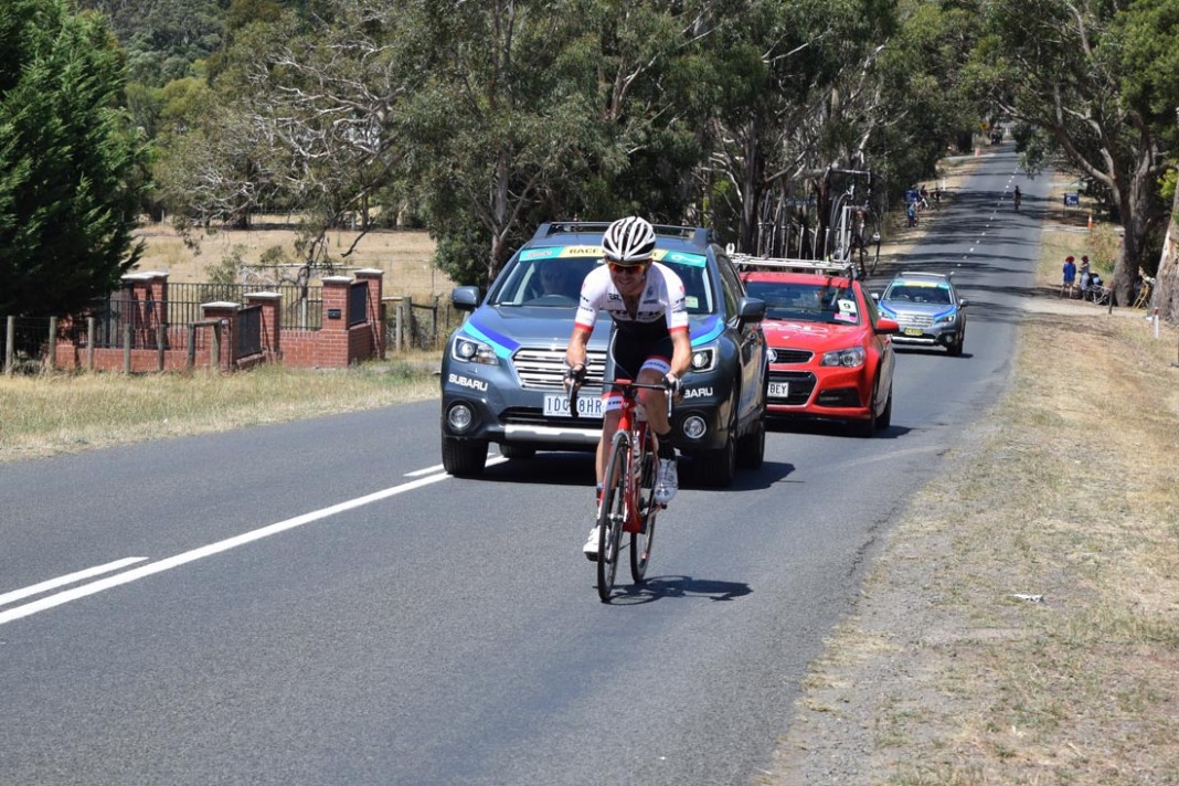 Jack Bobridge on his way to the 2016 Australian road race title