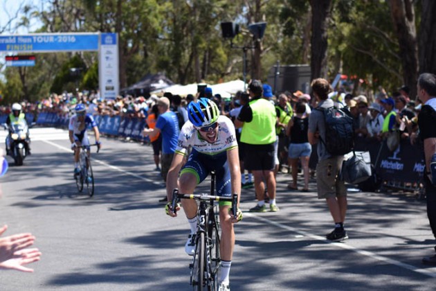 A massive ride by Damien Howson to take second on the stage and third overall