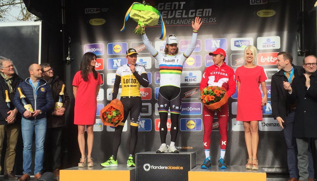 Peter Sagan Wins the 2016 Gent-Wevelgem