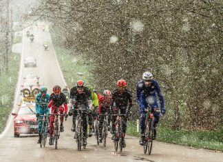Liege Bastogne Liege 2016 snow covered race