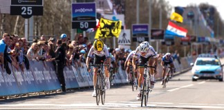 Lizzie Armitstead and Emma Johansson 2016 Tour of Flanders